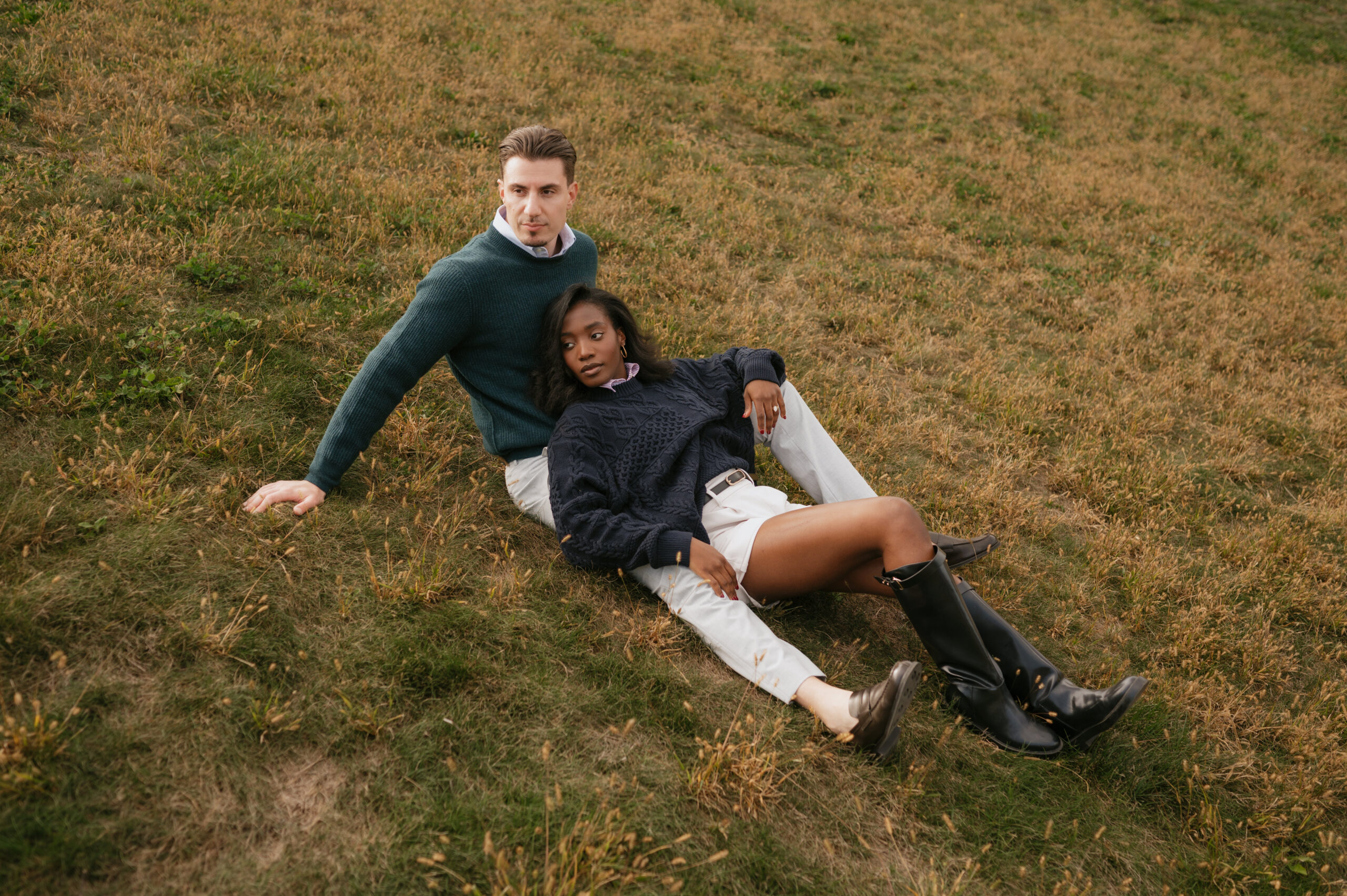 Engagement Session in Indianapolis inspired by Ralph Lauren